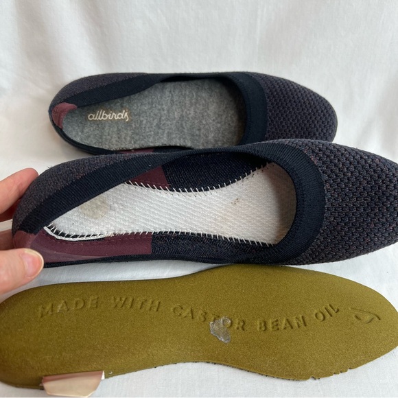 Allbirds Tree Breezer Olympus Blue Limited Edition Ballet Flats. Size 7 1/2. - Picture 7 of 13
